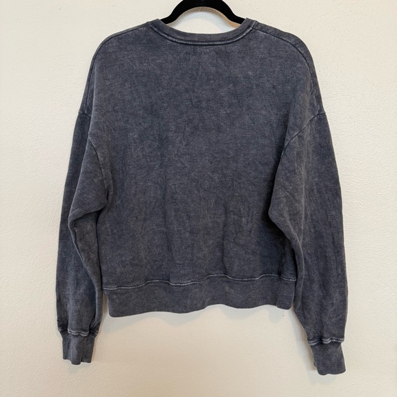 Hollister Oversized Crew Neck Sweatshirt Size S Super Soft Gray - Picture 8 of 10